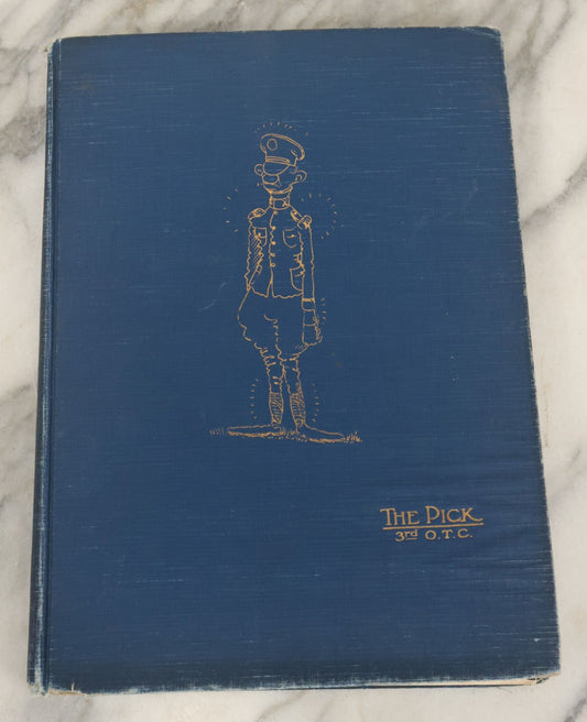 Lot 164 - "The Pick 3rd O.T.C." Antique Yearbook From Third Officers Training Camp, Fort Devens, Massachusetts, Circa 1918, World War One