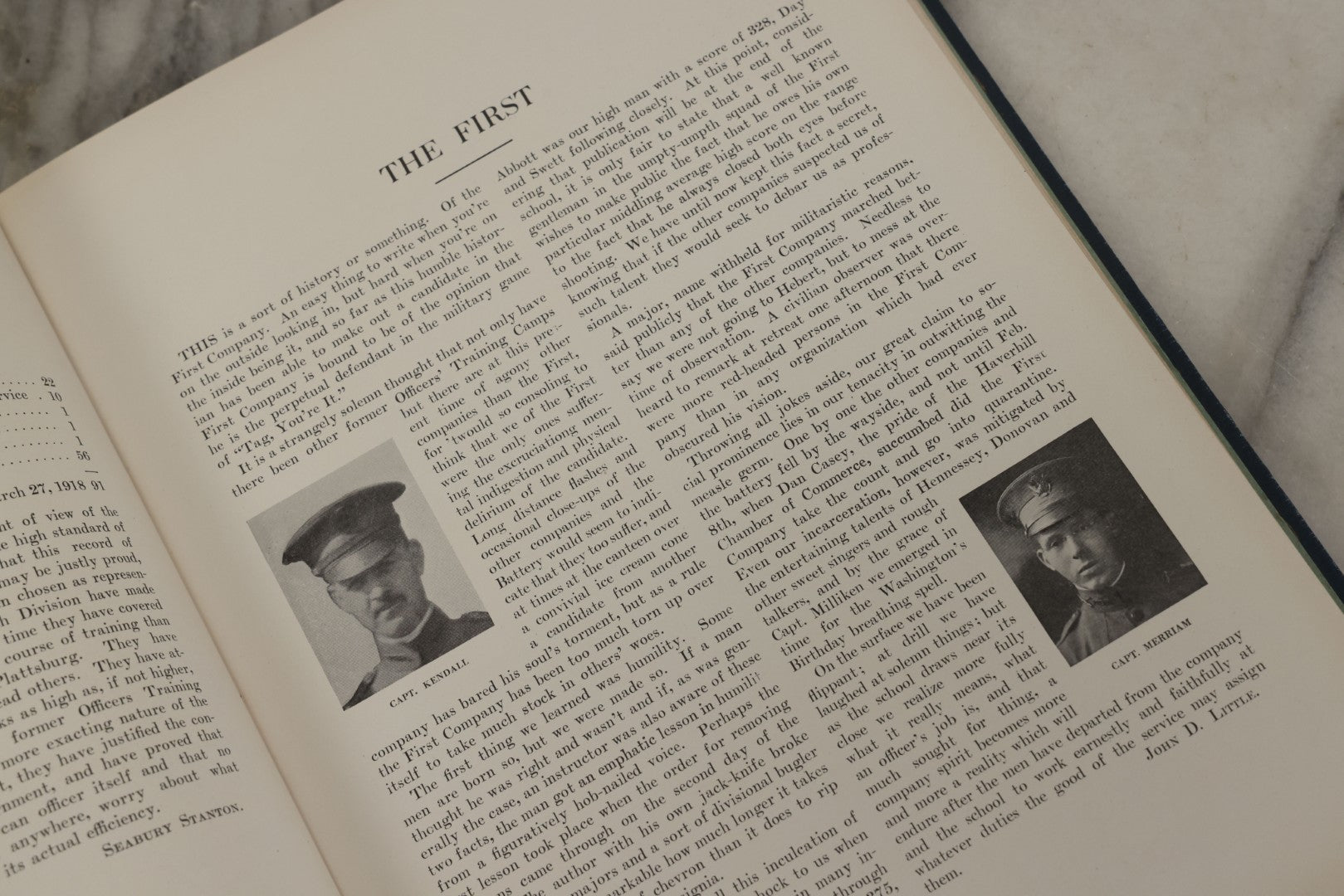 Lot 164 - "The Pick 3rd O.T.C." Antique Yearbook From Third Officers Training Camp, Fort Devens, Massachusetts, Circa 1918, World War One