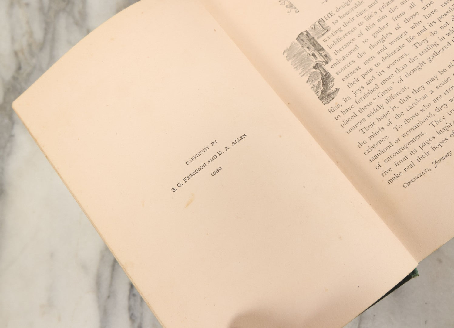 Lot 149 - "The North Shore Of Massachusetts Bay, An Illustrated Guide" Antique Booklet By Benjamin D. Hill And Winfield S. Nelvins With Fold Out Map, Includes Information About Salem, Witch Trials, Published 1892, Note Poor Condition