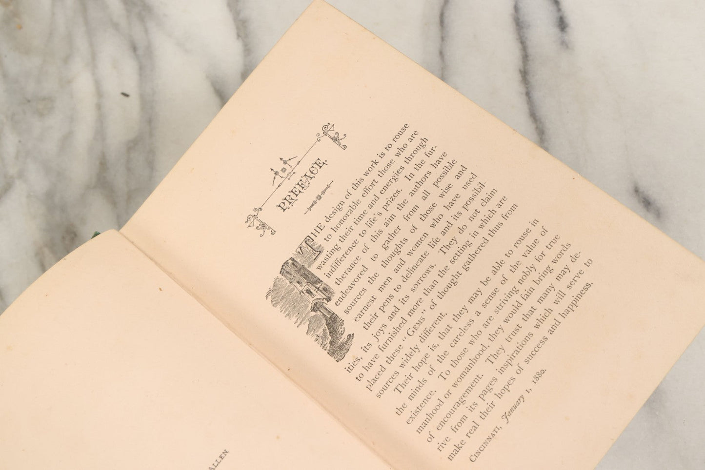 Lot 149 - "The North Shore Of Massachusetts Bay, An Illustrated Guide" Antique Booklet By Benjamin D. Hill And Winfield S. Nelvins With Fold Out Map, Includes Information About Salem, Witch Trials, Published 1892, Note Poor Condition