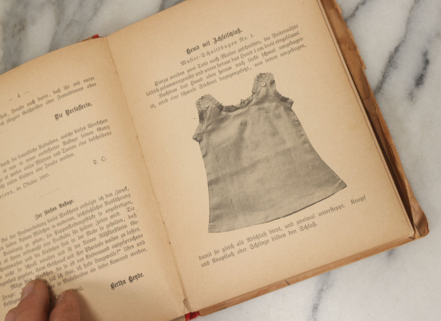 Lot 166 - "The Hard Working Doll Tailor: Instructions And Whispers How To Dress A Doll" Antique German Book By Julie Lutz, Fifth Edition, With Full Color Plates