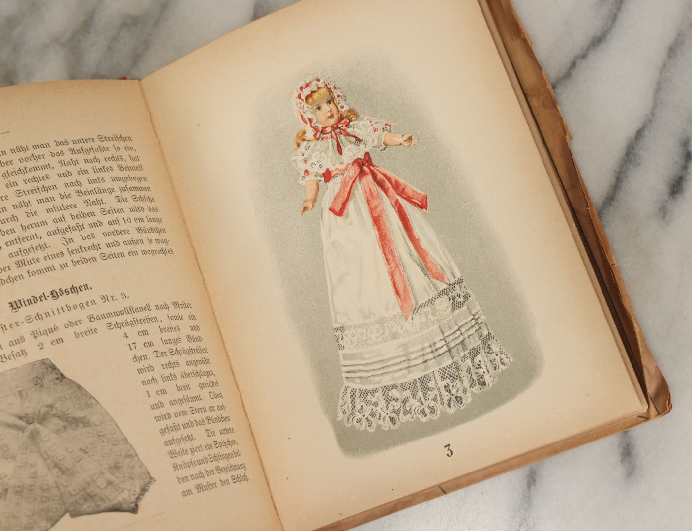 Lot 166 - "The Hard Working Doll Tailor: Instructions And Whispers How To Dress A Doll" Antique German Book By Julie Lutz, Fifth Edition, With Full Color Plates