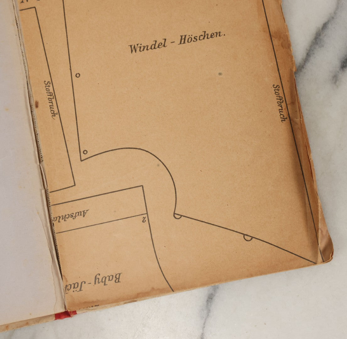 Lot 166 - "The Hard Working Doll Tailor: Instructions And Whispers How To Dress A Doll" Antique German Book By Julie Lutz, Fifth Edition, With Full Color Plates