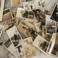 Lot 173 - Grouping Of 20+ Vintage And Antique Snapshot Photographs Including Boy With Baseball Bat, Boy With Bugle, Boy With Plane, Boy Riding Bike, Old Man In Stovepipe Hat, Etc.