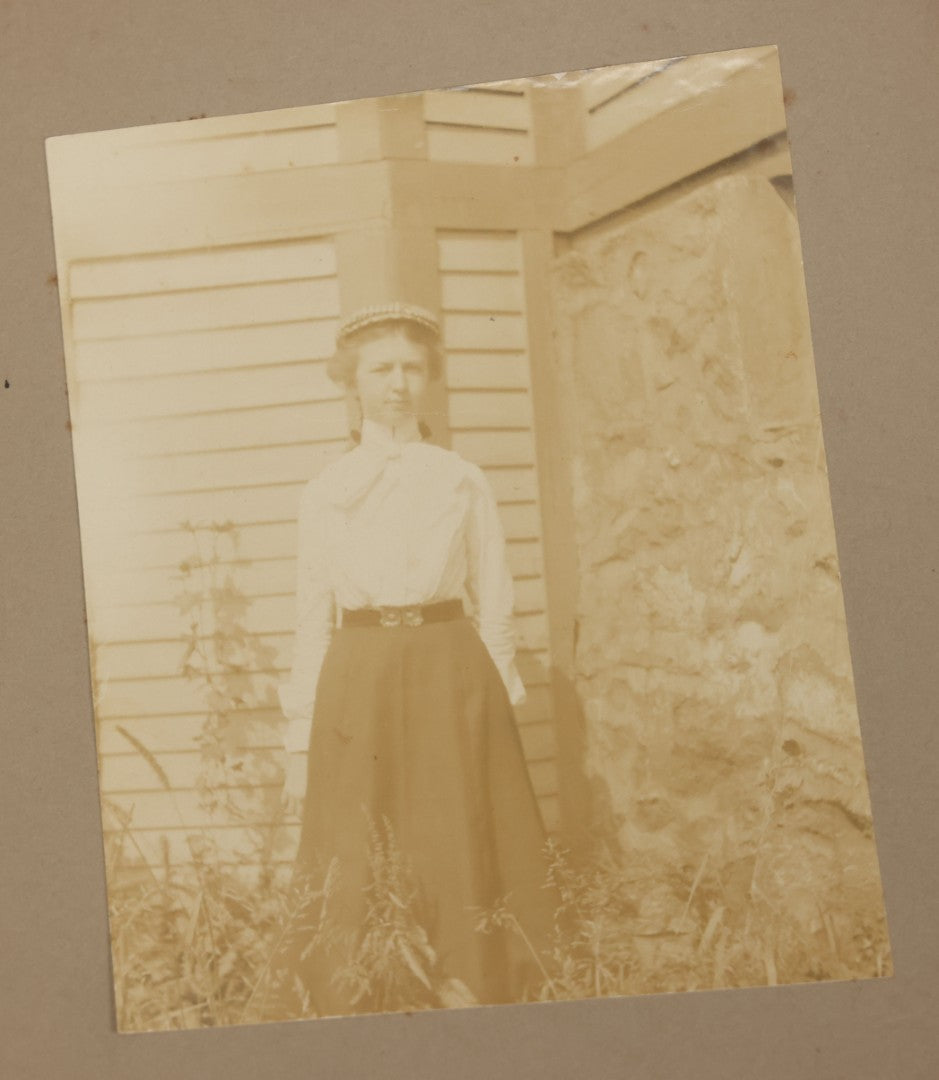 Lot 174 - Grouping Of Three Antique Boarded Photographs Of Victorian Women In And Around Saint Pierre And Miquelon (French Territory Near Newfoundland, Canada)