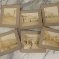 Lot 175 - Grouping Of Six Antique Boarded Photographs Of The Streets, People, Buildings, And Festivals Of Saint Pierre And Miquelon (French Territory Near Newfoundland, Canada)