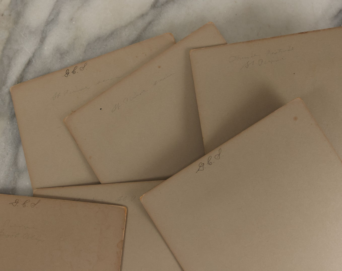 Lot 175 - Grouping Of Six Antique Boarded Photographs Of The Streets, People, Buildings, And Festivals Of Saint Pierre And Miquelon (French Territory Near Newfoundland, Canada)