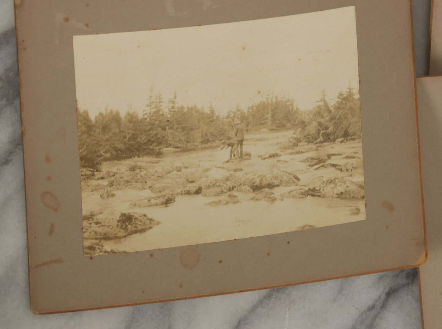 Lot 176 - Grouping Of Eleven Antique Board Photographs Of The Coast, Ships, Fishing Industry, Geography, And More, Of Saint Pierre And Miquelon (French Territory Near Newfoundland, Canada)