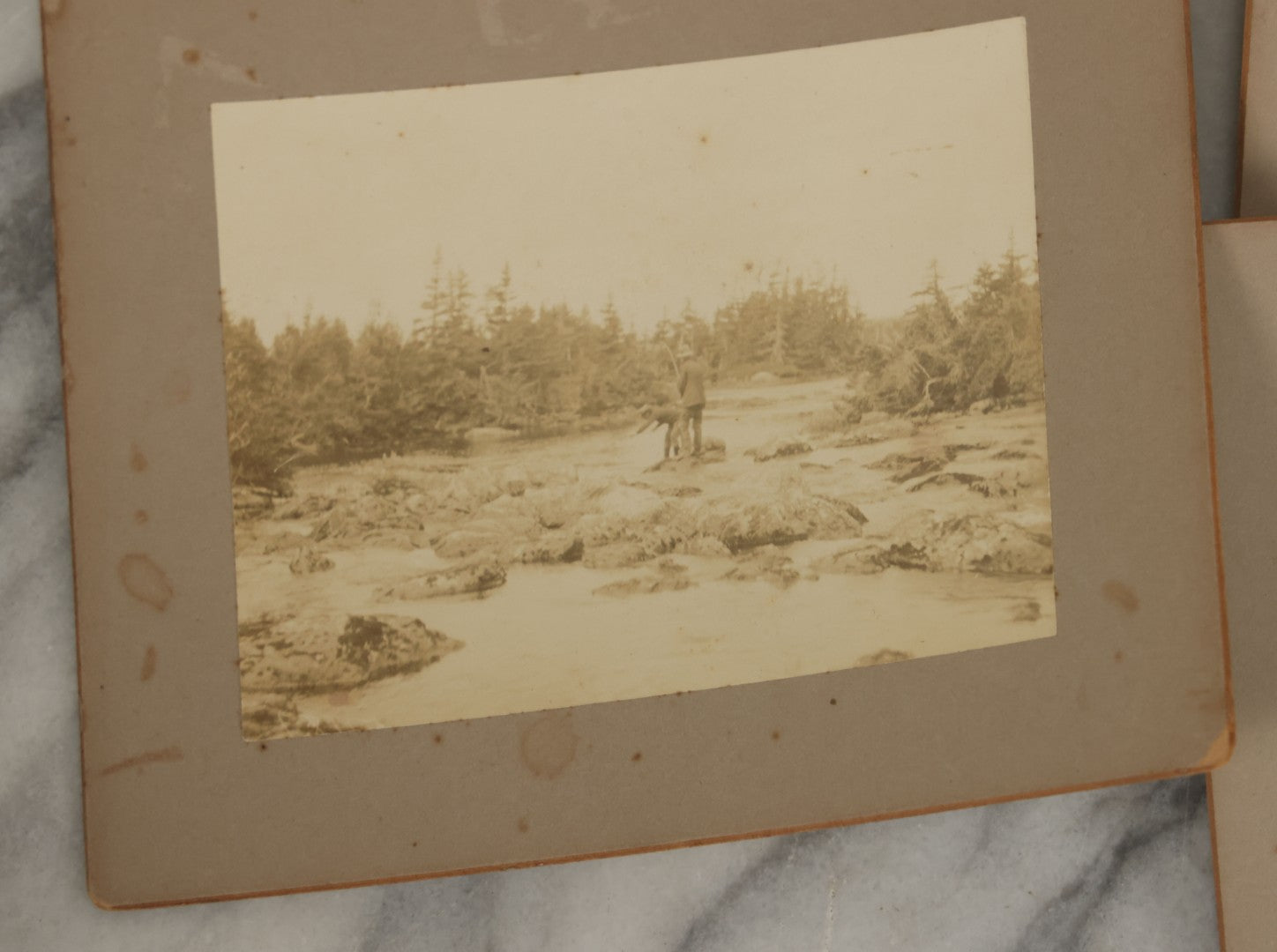 Lot 176 - Grouping Of Eleven Antique Board Photographs Of The Coast, Ships, Fishing Industry, Geography, And More, Of Saint Pierre And Miquelon (French Territory Near Newfoundland, Canada)