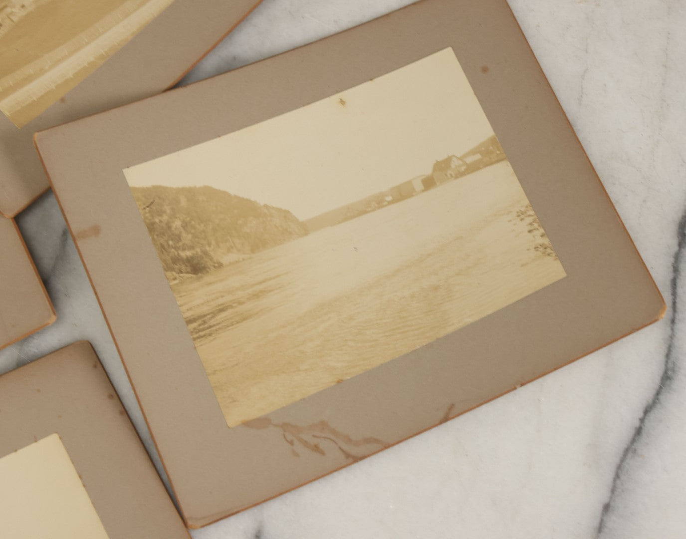 Lot 176 - Grouping Of Eleven Antique Board Photographs Of The Coast, Ships, Fishing Industry, Geography, And More, Of Saint Pierre And Miquelon (French Territory Near Newfoundland, Canada)