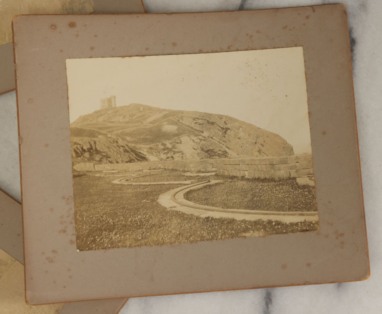 Lot 177 - Grouping Of Four Antique Boarded Photographs Of Houses, Cabins, Etc., In And Around Saint Pierre And Miquelon (French Territory Near Newfoundland, Canada)