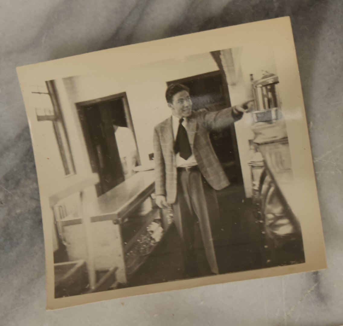 Lot 179 - Grouping Of Seven Vintage Snapshot Photographs Of Cooks And Kitchen Staff, Likely At Dartmouth College, New Hampshire, Circa 1940s