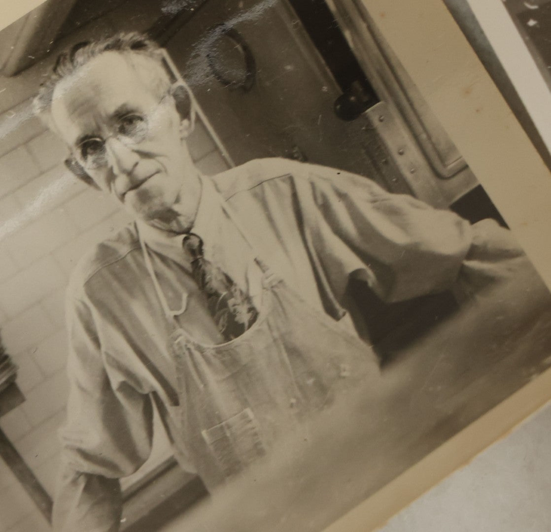 Lot 179 - Grouping Of Seven Vintage Snapshot Photographs Of Cooks And Kitchen Staff, Likely At Dartmouth College, New Hampshire, Circa 1940s