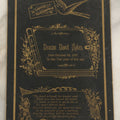 Lot 184 - Antique Funeral Remembrance Mourning Card For Deacon David Sykes, Died 1887, Ages 71