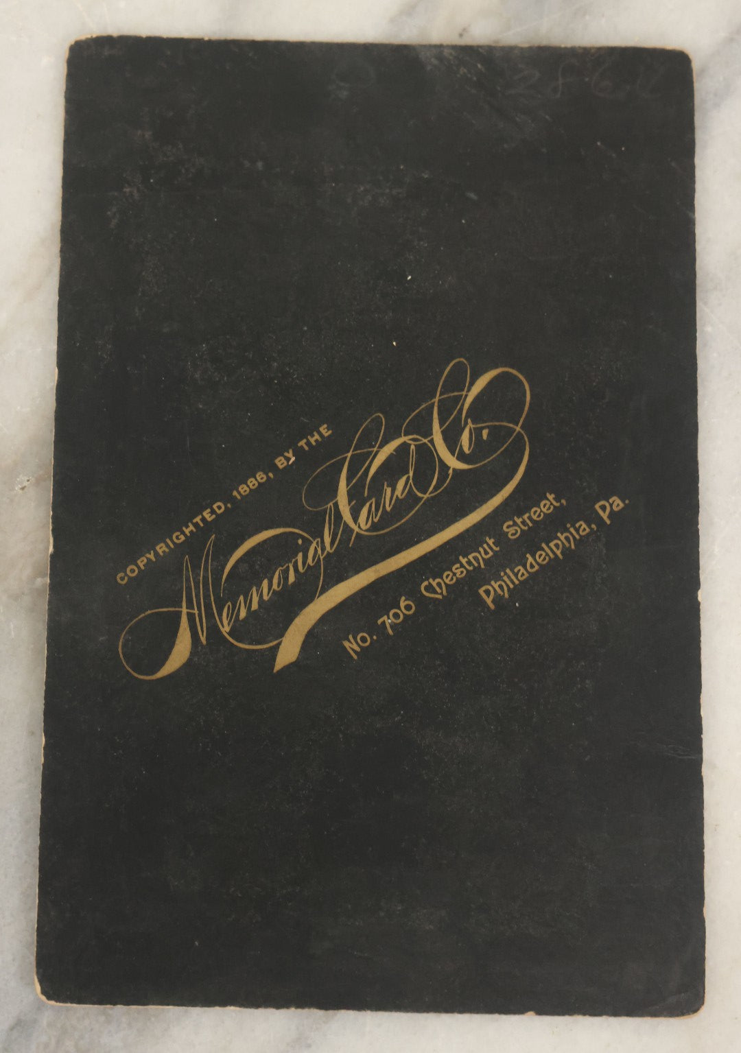 Lot 184 - Antique Funeral Remembrance Mourning Card For Deacon David Sykes, Died 1887, Ages 71