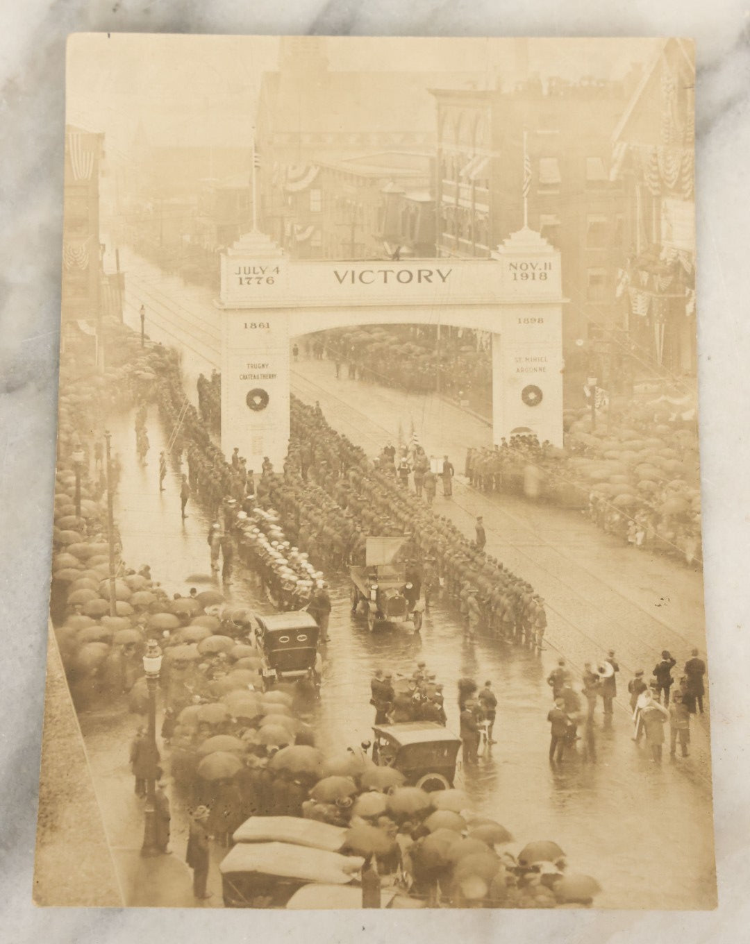 Lot 186 - Vintage Photograph Of The World War One Victory Parade, November 11th 1919