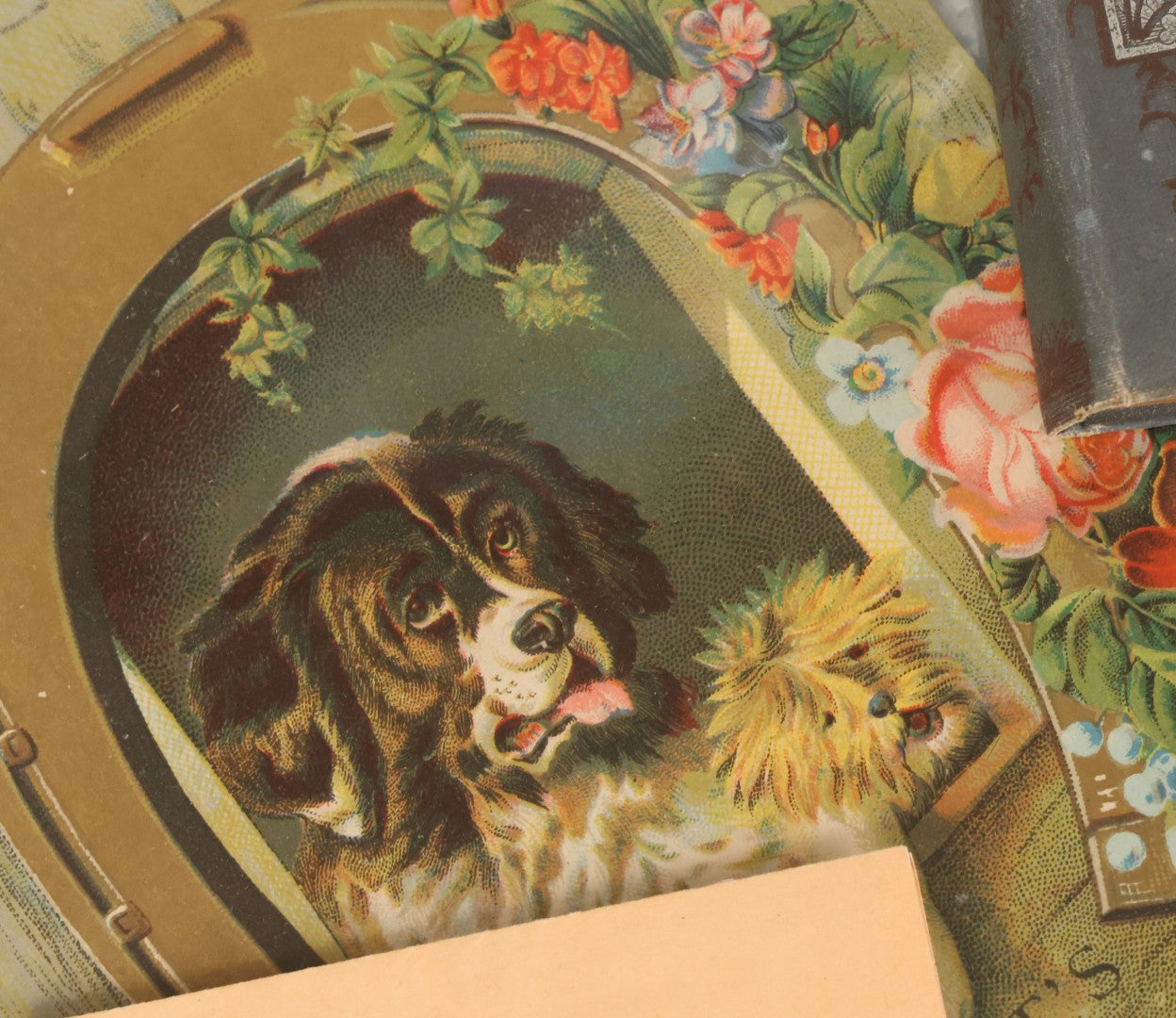 Lot 189 - Grouping Of 10+ Pieces Of Miscellaneous Ephemera And Booklets Including Living Waters Mini Book, St. Bernard Dog Trade Card, Mystery Movie Drawing Book, And More