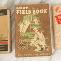 Lot 190 - Grouping Of Three Vintage Antique Boy Scouts Books Including The Handbook For Scoutmasters, Scout Field Book, And The Boy Scout Song Book