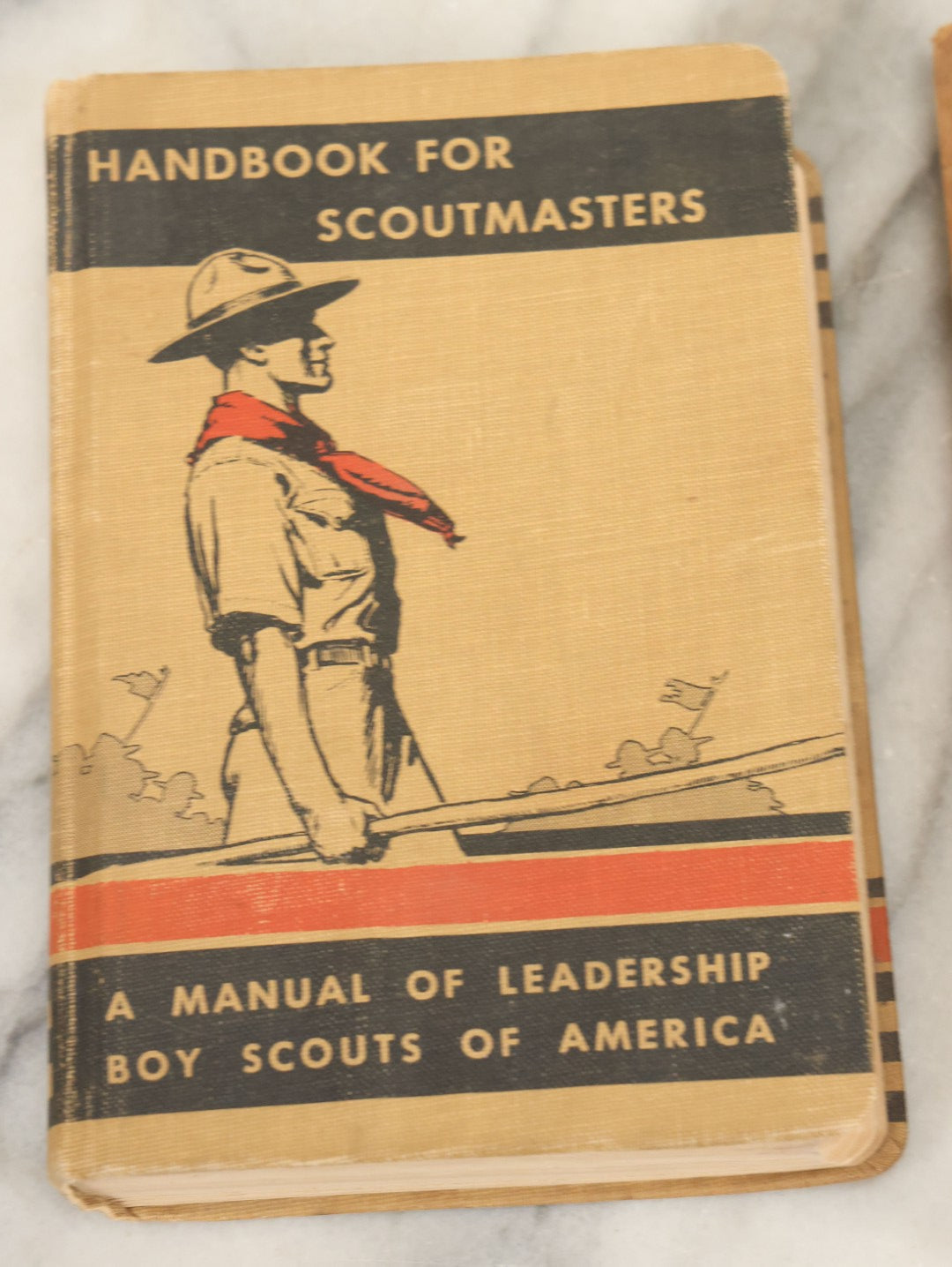 Lot 190 - Grouping Of Three Vintage Antique Boy Scouts Books Including The Handbook For Scoutmasters, Scout Field Book, And The Boy Scout Song Book
