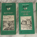 Lot 193 - Grouping Of Four Vintage Michelin Guides Including Brittany, Environs Of Paris, Etc., Circa 1950s