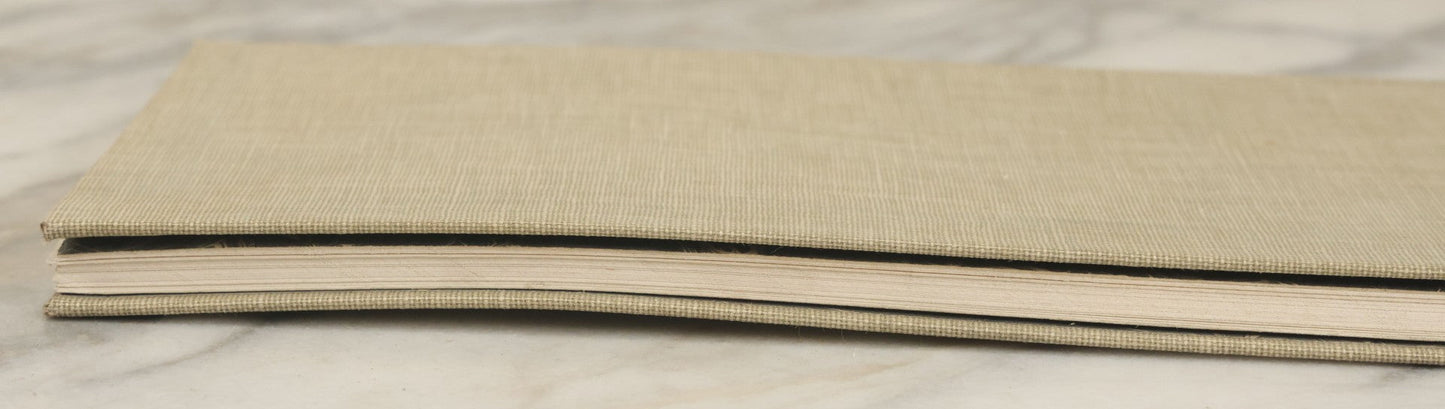 Lot 195 - "Timing Devices: Poems" Vintage Illustrated Poetry Book By Paul Mariani, Limited Printing Of 175 Copies, Signed By The Author, 1977, Notebook Has Bend