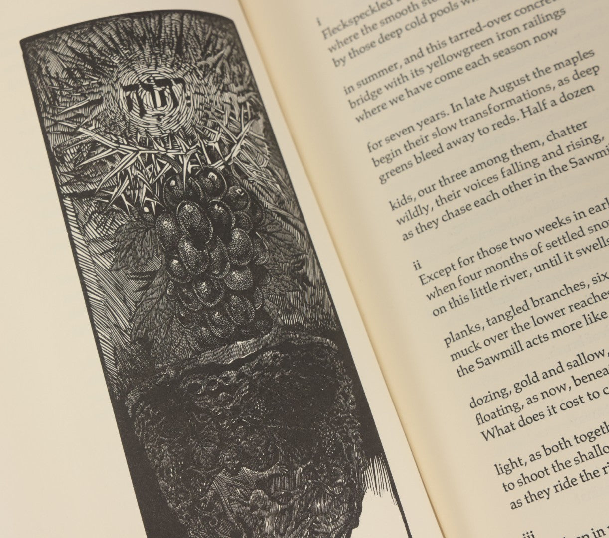 Lot 195 - "Timing Devices: Poems" Vintage Illustrated Poetry Book By Paul Mariani, Limited Printing Of 175 Copies, Signed By The Author, 1977, Notebook Has Bend