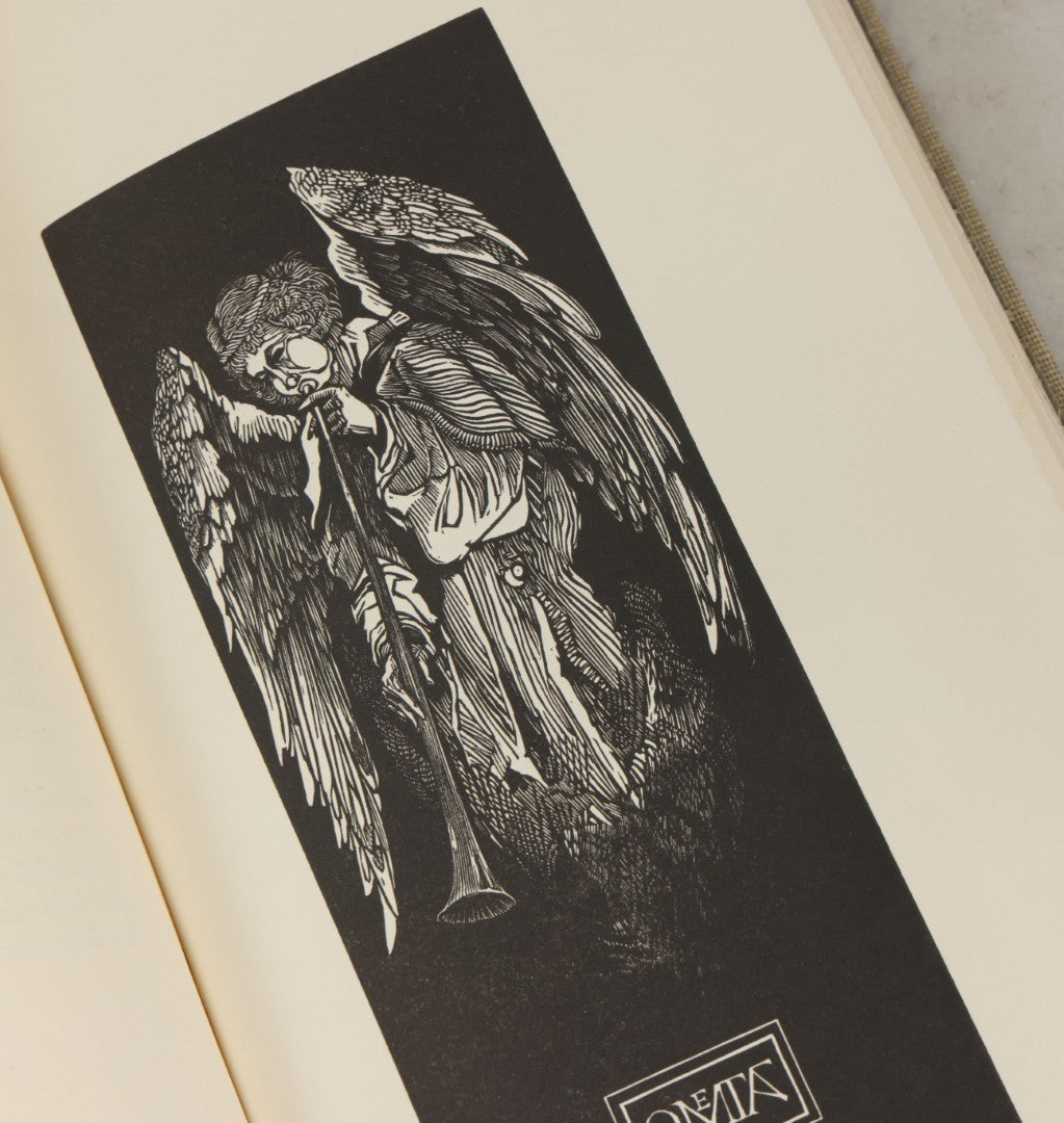 Lot 195 - "Timing Devices: Poems" Vintage Illustrated Poetry Book By Paul Mariani, Limited Printing Of 175 Copies, Signed By The Author, 1977, Notebook Has Bend