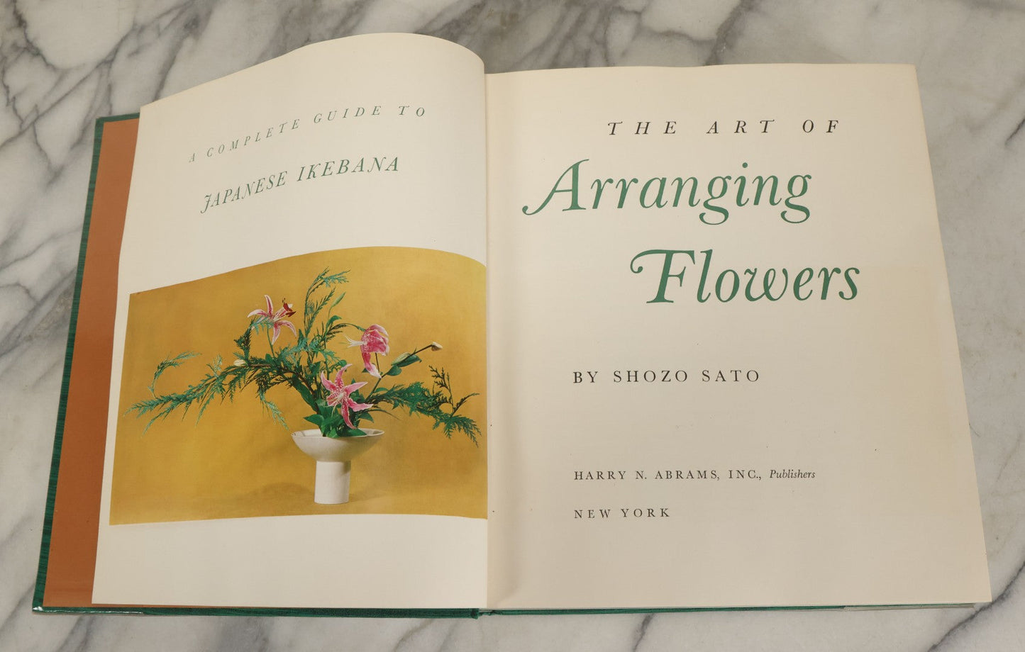 Lot 198 - "The Art Of Arranging Flowers: A Complete Guide To Japanese Ikebana" Contemporary Coffee Table Book With Many Full Color Photos And Illustrations, By Shozo Sato, Harry N. Abrams Inc., Publishers, New York
