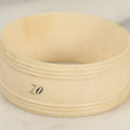 Lot 051 - Antique Carved Bone Scrimshaw Napkin Ring, Numbered "10", Decorative Tableware