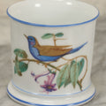 Lot 067 - Antique Hand-Painted Porcelain Mug, Blue Bird On Branch