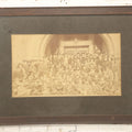 Lot 076 - Antique Framed Photo Of Students Of Dartmouth College, New Hampshire, In Front Of Wilson Hall, 1897, 20-1/8" x 14-1/4"