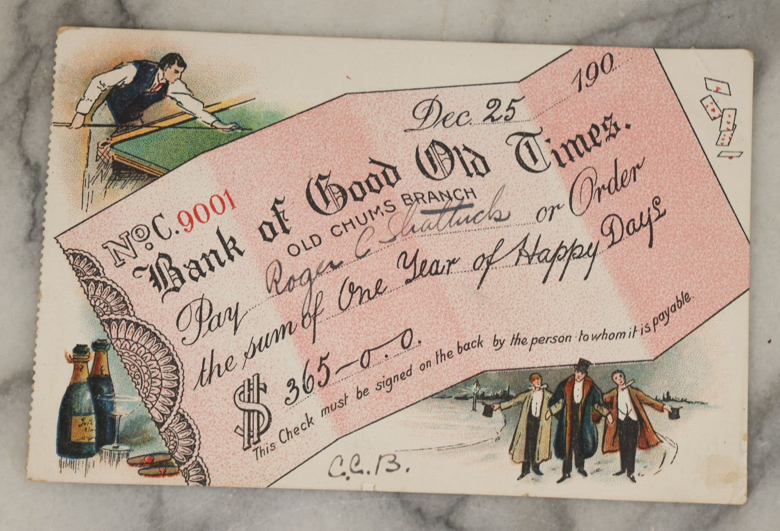 Lot 112 - Grouping Of Nine Antique Comic And Cartoon Postcards Including Painting The Town Red, Drinking, Drunk Hobo Clowns, And More, Early 20th Century