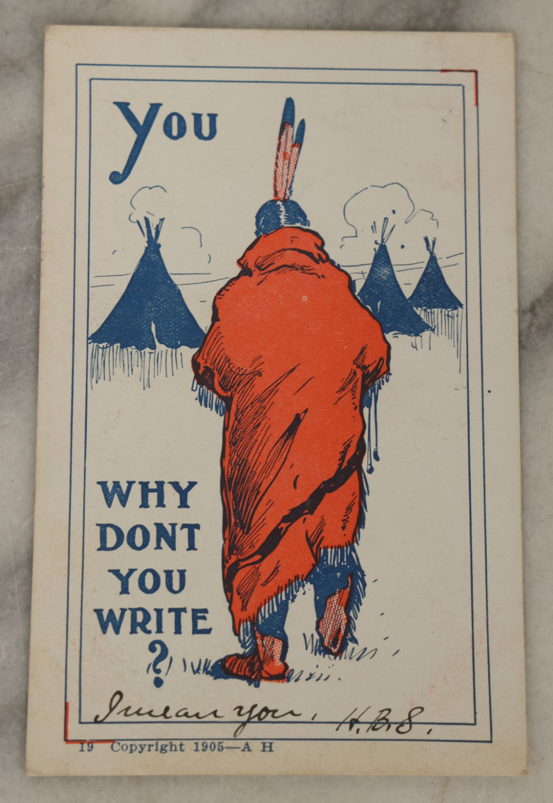 Lot 112 - Grouping Of Nine Antique Comic And Cartoon Postcards Including Painting The Town Red, Drinking, Drunk Hobo Clowns, And More, Early 20th Century