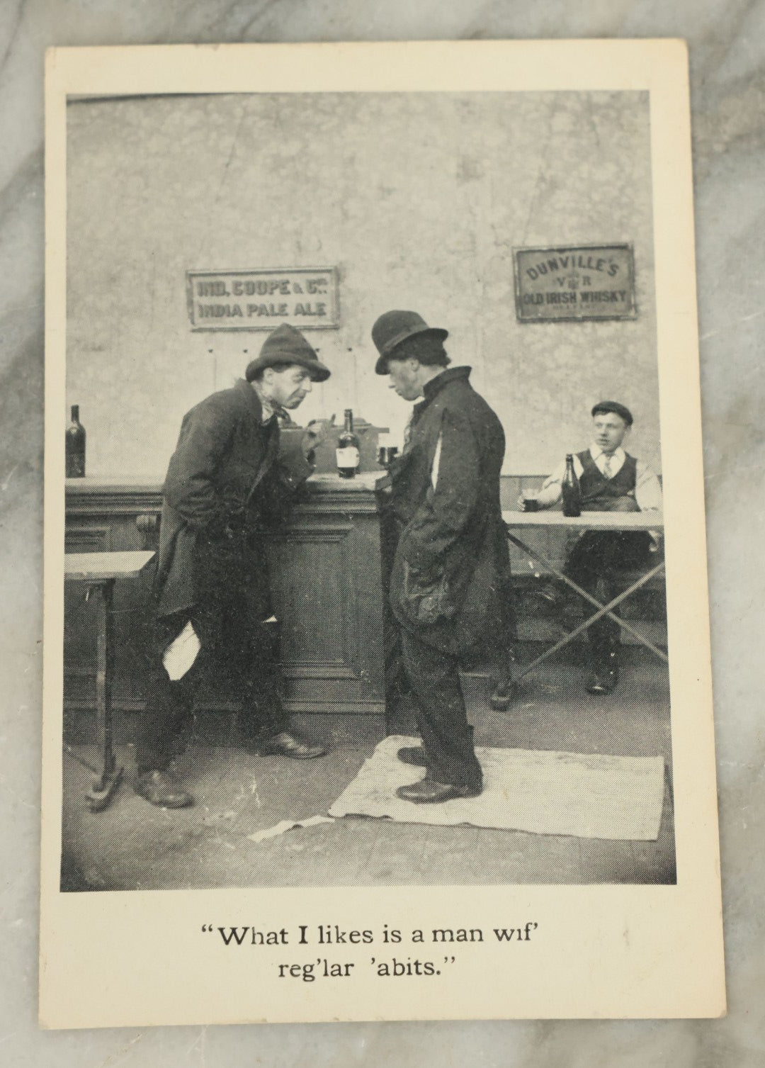 Lot 115 - Grouping Of Nine Antique Postcards Related To Drinking, Drunkenness, Liquor, Etc, Early 20th Century