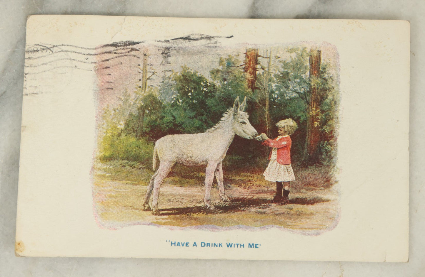 Lot 115 - Grouping Of Nine Antique Postcards Related To Drinking, Drunkenness, Liquor, Etc, Early 20th Century