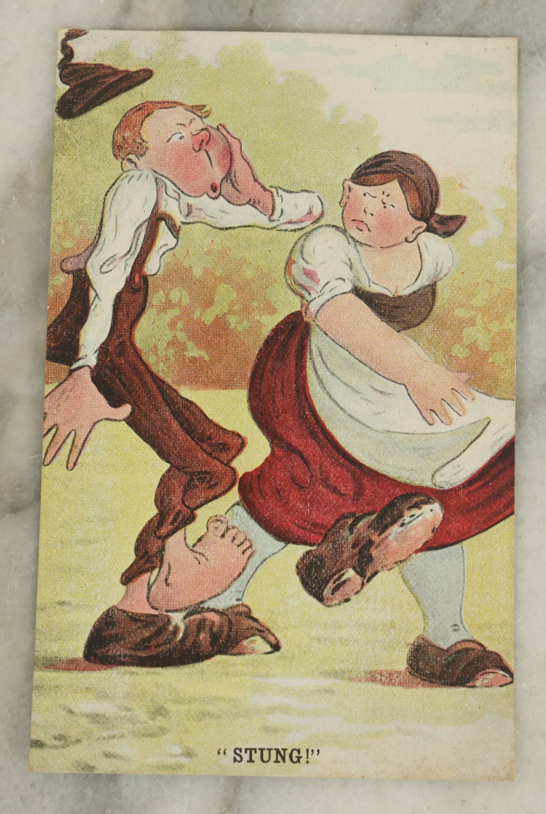 Lot 116 - Grouping Of Eleven Antique Postcards Relating To Valentine's Day, Romance, Holidays, Etc., Early 20th Century