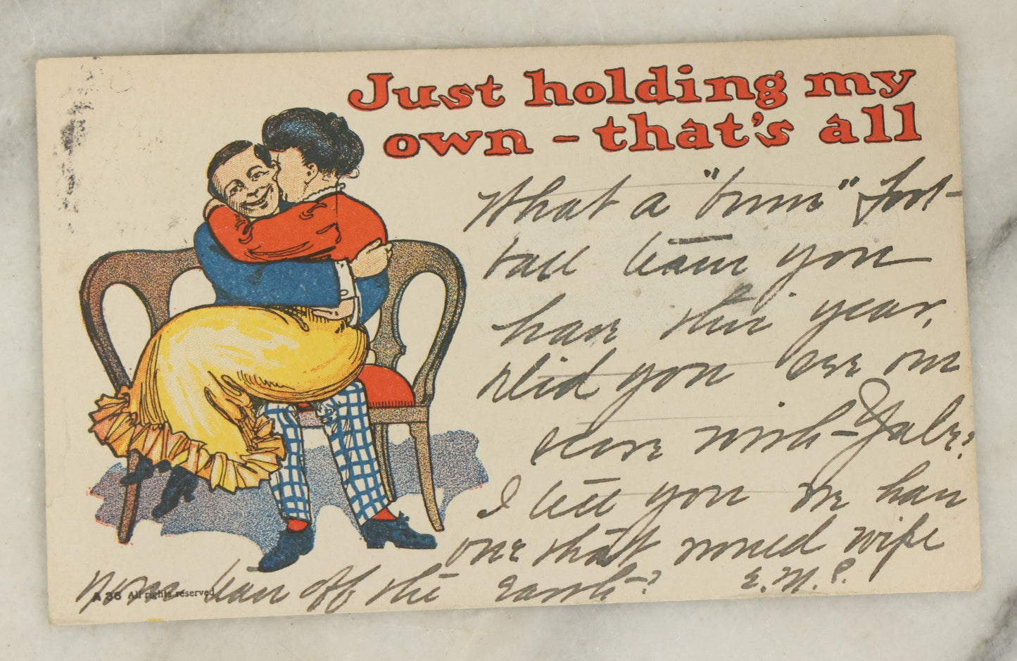 Lot 116 - Grouping Of Eleven Antique Postcards Relating To Valentine's Day, Romance, Holidays, Etc., Early 20th Century