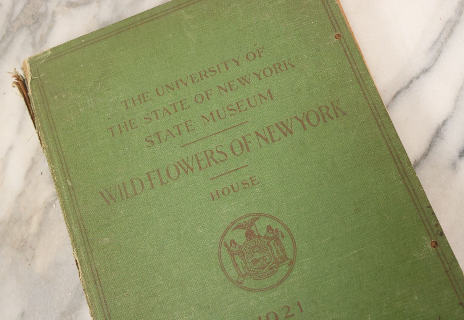 Lot 103 - "Wildflowers Of New York" Antique Book By The University Of New York State Museum, 1921, Profusely Illustrated