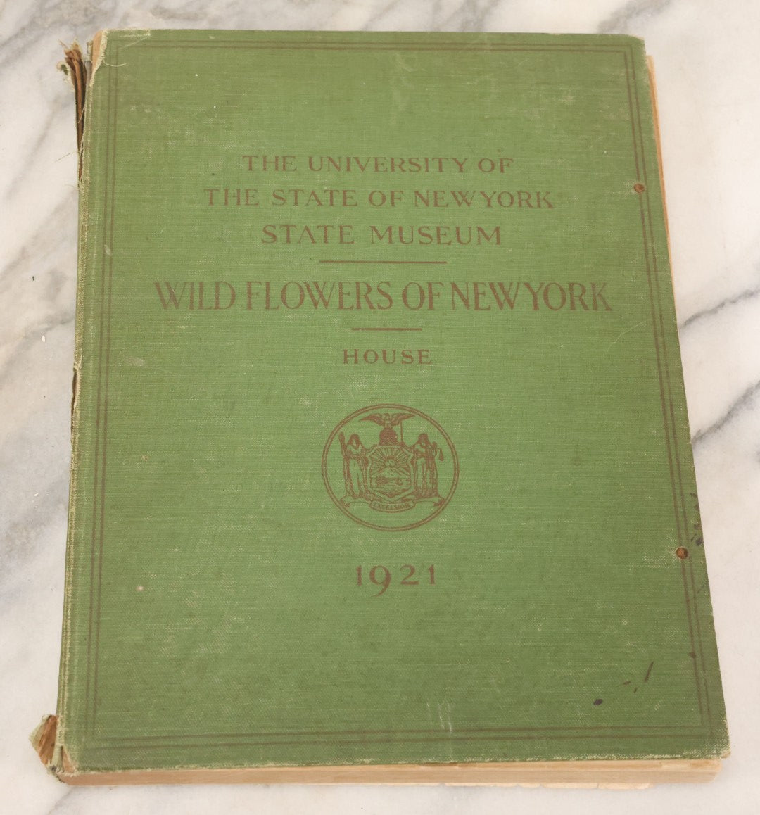 Lot 103 - "Wildflowers Of New York" Antique Book By The University Of New York State Museum, 1921, Profusely Illustrated