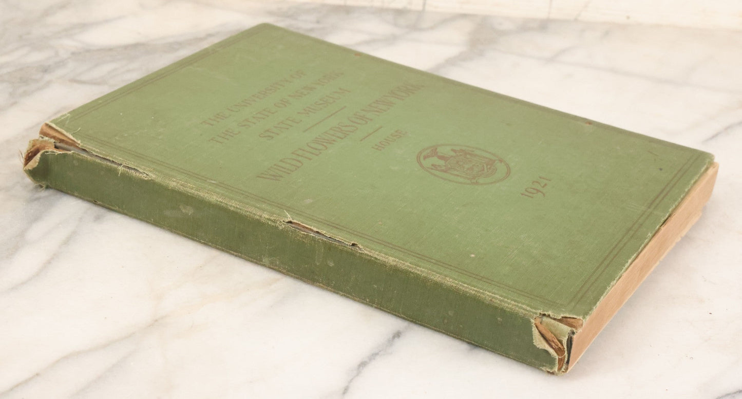 Lot 103 - "Wildflowers Of New York" Antique Book By The University Of New York State Museum, 1921, Profusely Illustrated