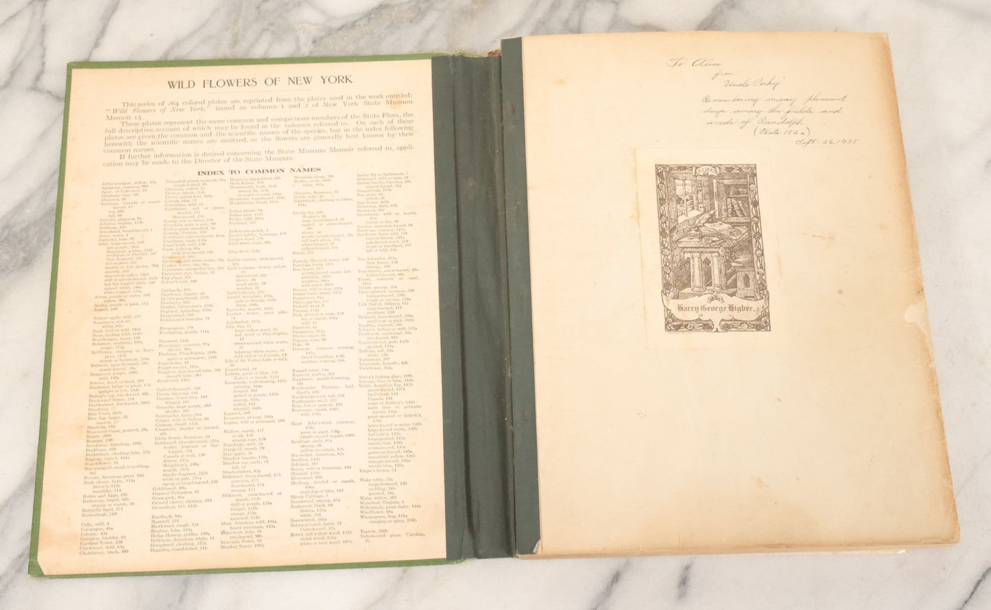 Lot 103 - "Wildflowers Of New York" Antique Book By The University Of New York State Museum, 1921, Profusely Illustrated