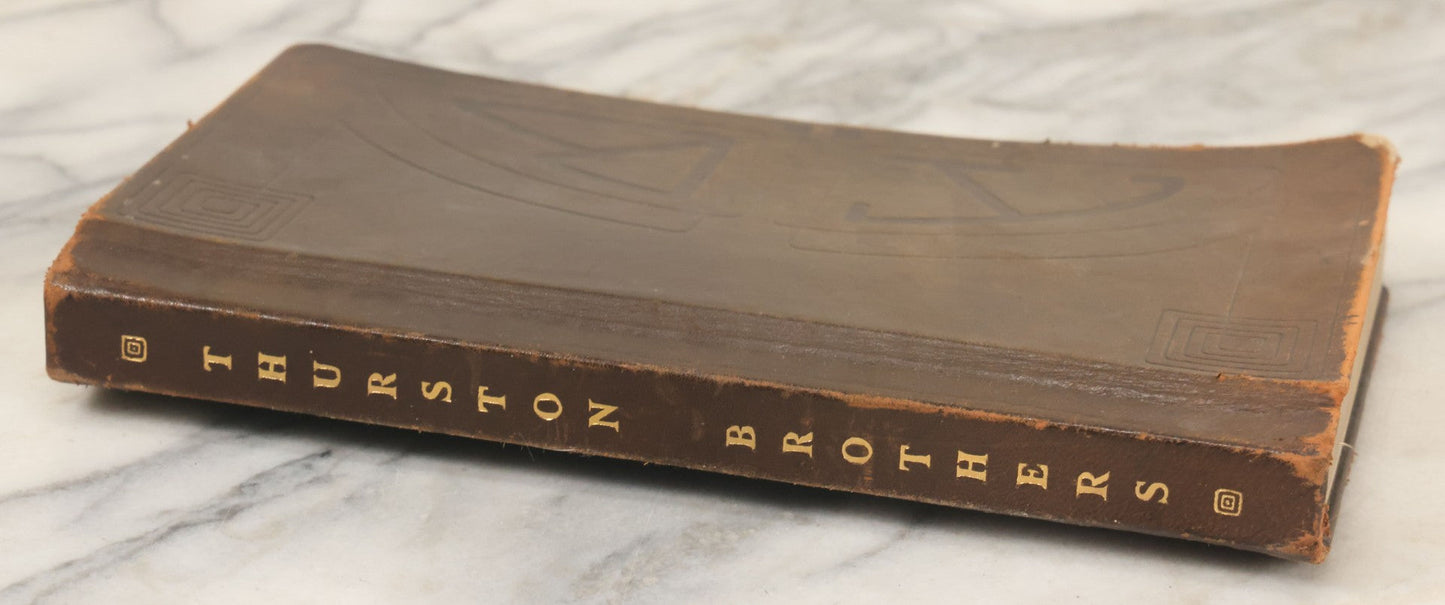 Lot 010 - Antique Thurston Bros. High Grade Burial Cases And Funeral Supplies Casket / Coffin Catalogue, Copyright 1914, South Union, Maine, Printed By Rochester Herald Co., Rochester, New York, 224 Pages