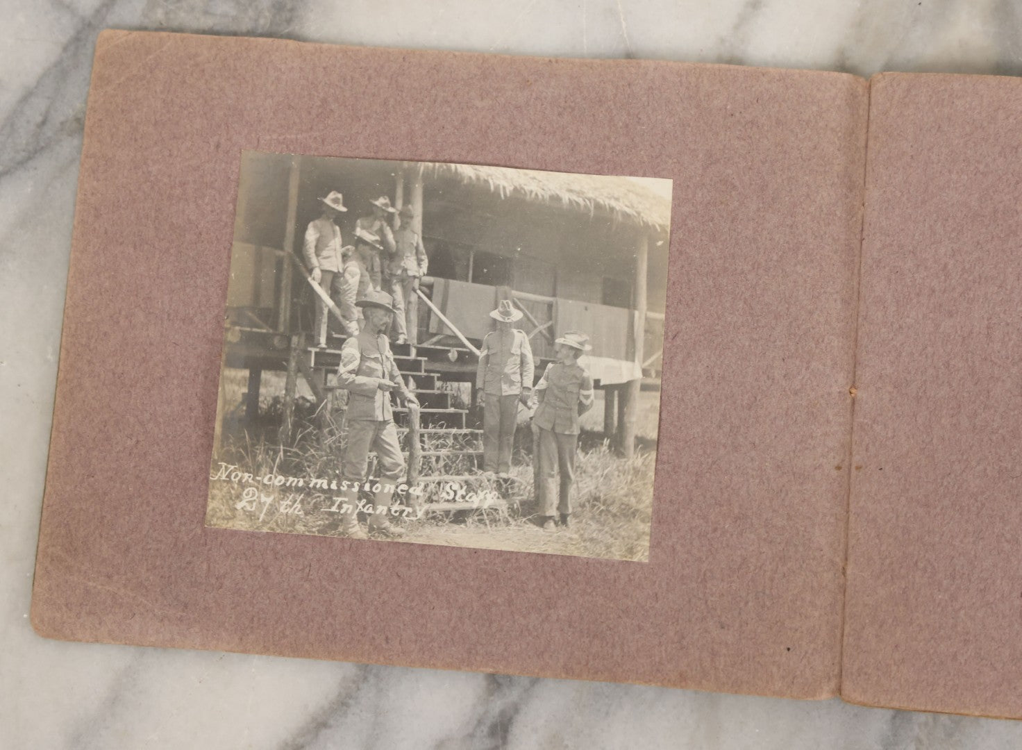 Lot 023 - Antique Photograph Booklet Album Of Photographs Of The Battle Of Bayan, Island Of Mindanao, Philippines, 1902, With 26 Photos