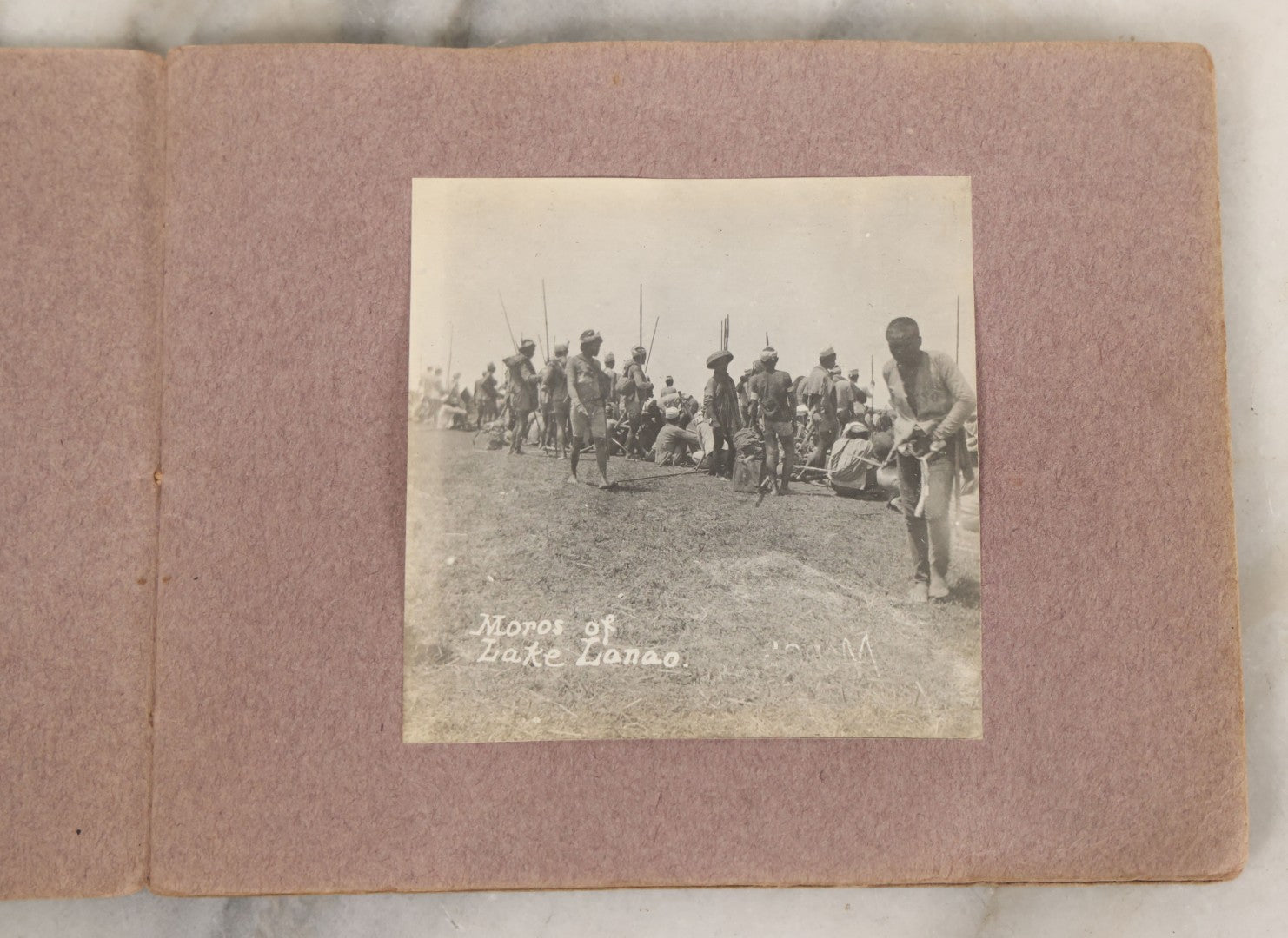 Lot 023 - Antique Photograph Booklet Album Of Photographs Of The Battle Of Bayan, Island Of Mindanao, Philippines, 1902, With 26 Photos