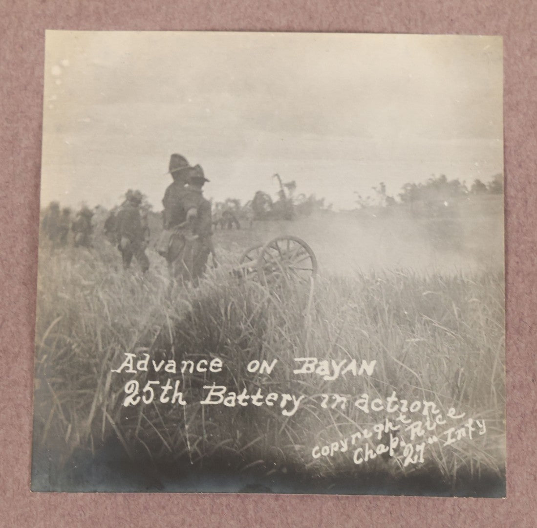 Lot 023 - Antique Photograph Booklet Album Of Photographs Of The Battle Of Bayan, Island Of Mindanao, Philippines, 1902, With 26 Photos