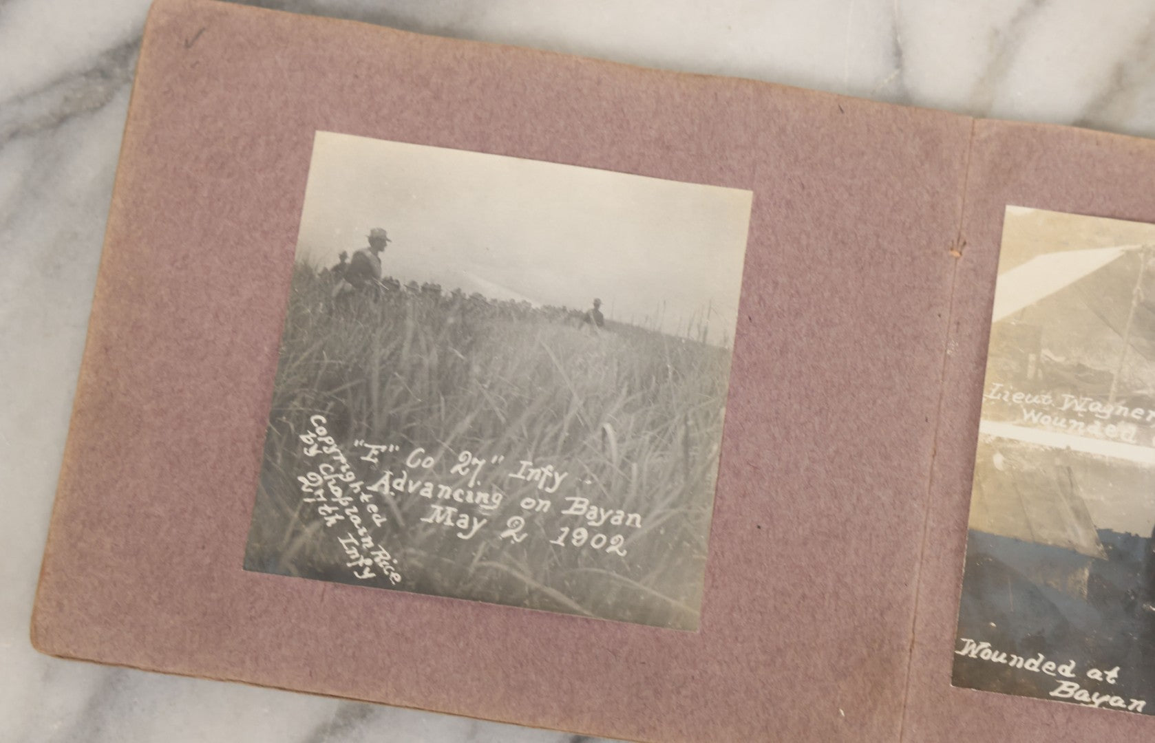 Lot 023 - Antique Photograph Booklet Album Of Photographs Of The Battle Of Bayan, Island Of Mindanao, Philippines, 1902, With 26 Photos