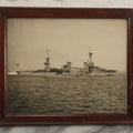 Lot 082 - Vintage Framed Photograph Of The U.S.S. Northampton (CL/CA-26) Battleship, Circa 1930s / 1940s, 11-3/8" x 9-3/8"