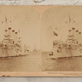 Lot 084 - Antique Stereoscopic Stereo Card Of Admiral Schley's Magnificent Fighting Cruiser "Brooklyn" Returning From Santiago, Copyright 1898 By Strohmeyer & Wynne, Sold By Underwood And Underwood