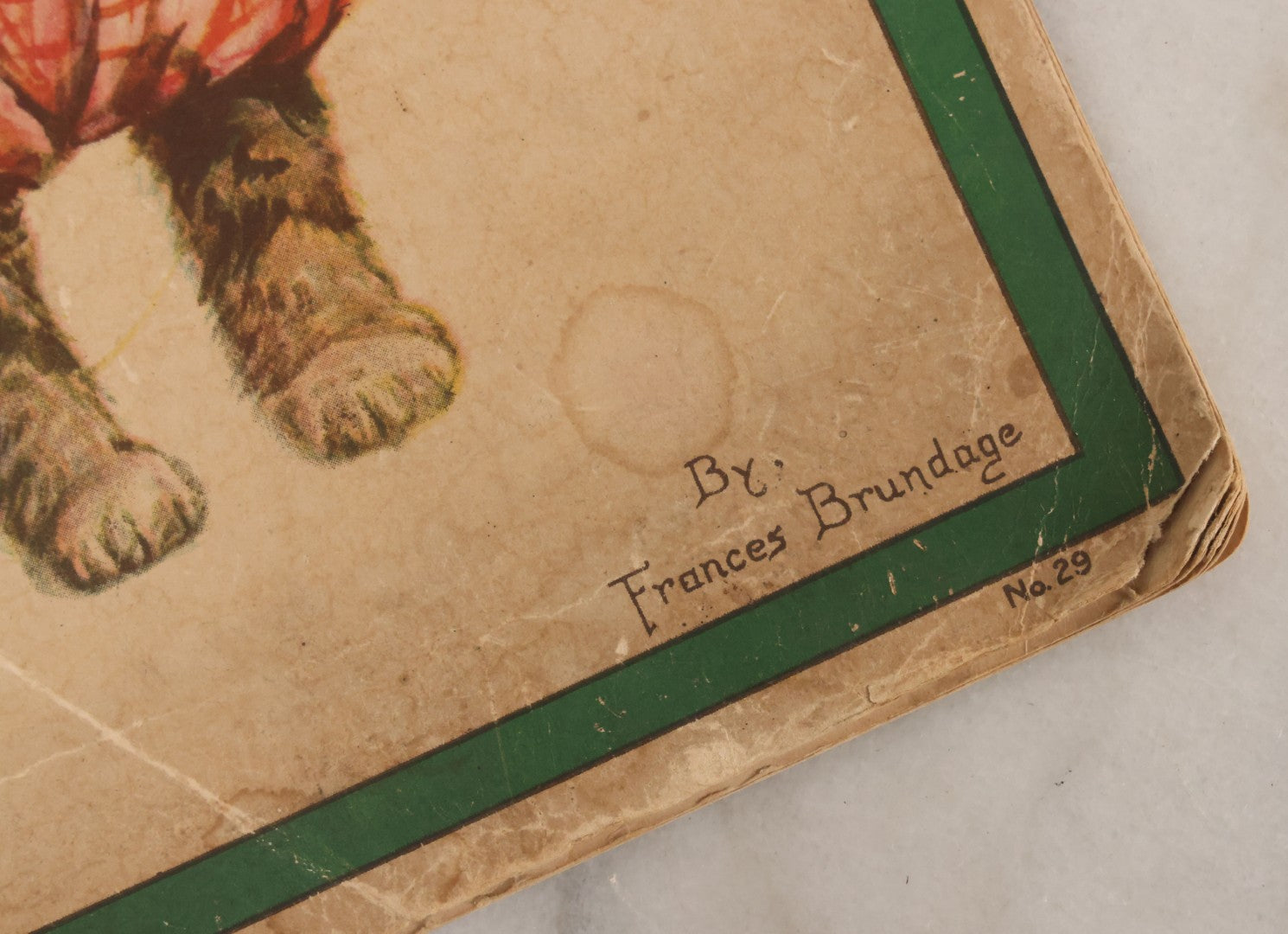 Lot 089 - "What Happened To Tommy" Vintage Illustrated Children's Book By Frances Brundage, No. 29,  Made In U.S.A., Note Various Wear, Loosening Pages