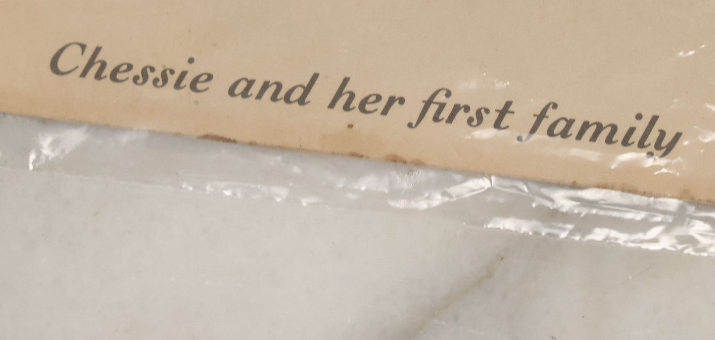 Lot 091 - Pair Of Vintage Chessie The Cat Prints, Mascot Of Chesapeake And Ohio Railway, Unframed